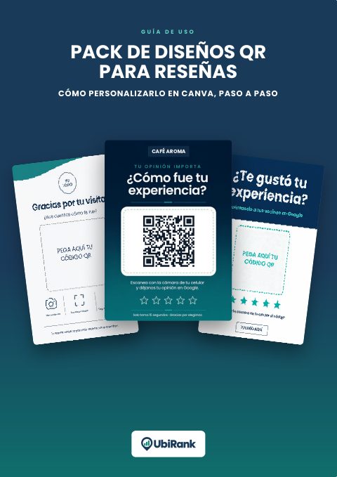 Portada de la guía del pack de diseños con QR